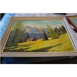 OIL ON BOARD PAINTING 1963 BY PROF FR KORDAC