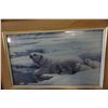 Image 2 : ROBERT BATEMAN PRINT "POLAR BEARS"