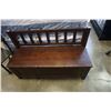 Image 2 : WOOD STORAGE BENCH