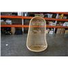 Image 1 : RATTAN HANGING BASKET CHAIR