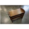 Image 3 : SMALL TEAK STAND W/ SMALL CLIP BOARD