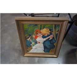 VINTAGE OIL PAINTING IN GOLD FRAME FROM WOODWARDS