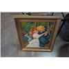 Image 1 : VINTAGE OIL PAINTING IN GOLD FRAME FROM WOODWARDS