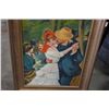 Image 2 : VINTAGE OIL PAINTING IN GOLD FRAME FROM WOODWARDS
