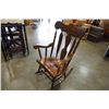 Image 2 : ANTIQUE WOOD ROCKING CHAIR