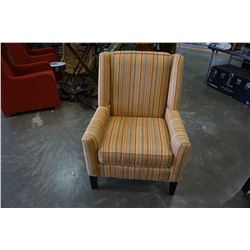 STRIPED STYLUS ACCENT CHAIR