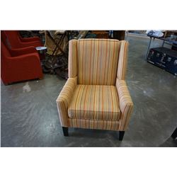 STRIPED STYLUS ACCENT CHAIR