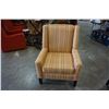 Image 1 : STRIPED STYLUS ACCENT CHAIR