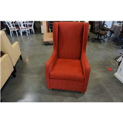 RED STYLUS ACCENT CHAIR