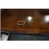 Image 3 : DARK BROWN OFFICE DESK SOME DAMAGE ON TOP