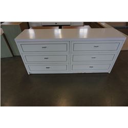 6 DRAWER WHITE DRESSER