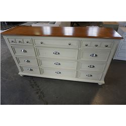 12 DRAWER MODERN SERVER W/SOME DAMAGE ON TOP