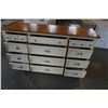 Image 3 : 12 DRAWER MODERN SERVER W/SOME DAMAGE ON TOP