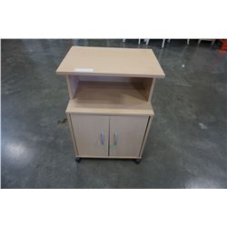 ROLLING MAPLE KITCHEN CART