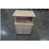 Image 1 : ROLLING MAPLE KITCHEN CART