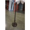 Image 2 : WOODEN FLOOR LAMP W/ FLOWER SHADE