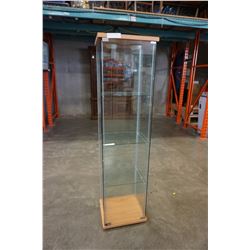 GLASS IKEA DISPLAY CABINET