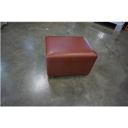 LEATHER OTTOMAN