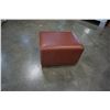 Image 1 : LEATHER OTTOMAN