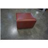 Image 1 : LEATHER OTTOMAN