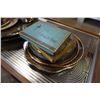 Image 2 : LOT OF SILVER PLATE AND CIGARETTE TINS