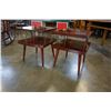 Image 2 : PAIR OF MCM 2-TIER SIDE TABLES
