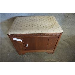 VINTAGE STORAGE CABINET OTTOMAN