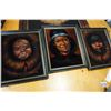 Image 3 : 3 VELVET NATIVE PICTURES AND MUSIC STAND