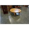 Image 1 : ROUND PINE COFFEE TABLE