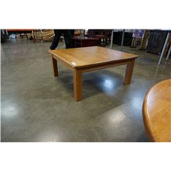 SQUARE OAK COFFEE TABLE