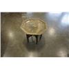 Image 1 : BRASS TOP FOLDING END TABLE