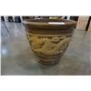 Image 1 : LARGE EASTERN PLANTER POT W/ DRAGON DESIGN