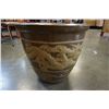 Image 3 : LARGE EASTERN PLANTER POT W/ DRAGON DESIGN