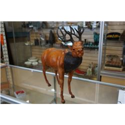 20" LEATHER DEER FIGURE