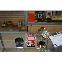 LOT OF MCM WEATHER STATION, WELL LIGHT, SPUKNICK ASHTRAY