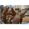 Image 4 : WOODEN CARVED GODDESS STATUE W/ SOME DAMAGE