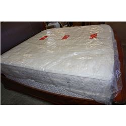 KING SIZE POSTERPEDIC CROWN JEWEL MATTRESS W/ SPLIT BOX