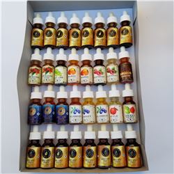 32 BOTTLES OF 15ML E VAPE JUICE RETAIL $10 EACH