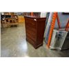 Image 2 : 5 DRAWER MAHOGANY HIGH BOY DRESSER W/ JEWELLERY DRAWER