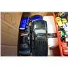 Image 2 : BOX OF HOTWHEELS AND DIE CAST CARS AND MINI HOCKEY JERSEYS