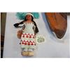 Image 5 : FIRST NATIONS SLIPPERS, SMALL CAR TOTEM, AND BOWL W/ DREAMCATCHER