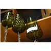 Image 3 : 3 STEP TWISTED GLASS CANDLE HOLDERS