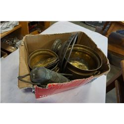 BRASS POTS AND METALWARE
