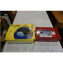 PEDICURE SET AND UV LAMP