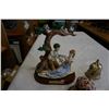 Image 4 : VANITY MIRROS, METAL ELEPHANT, AND PEGGYS COLLECTION STATUE