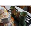 Image 3 : ROSEVILLE POTTERY CANDLE STAND AND 2 COIN BANKS