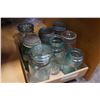 Image 1 : GLASS MASON JARS SOME W/ GLASS LIDS