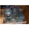 Image 2 : GLASS MASON JARS SOME W/ GLASS LIDS