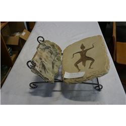 2 CAVE ROCK ART AND STAND