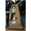 Image 2 : WOODEN CASE TABLE CLOCK - WORKING